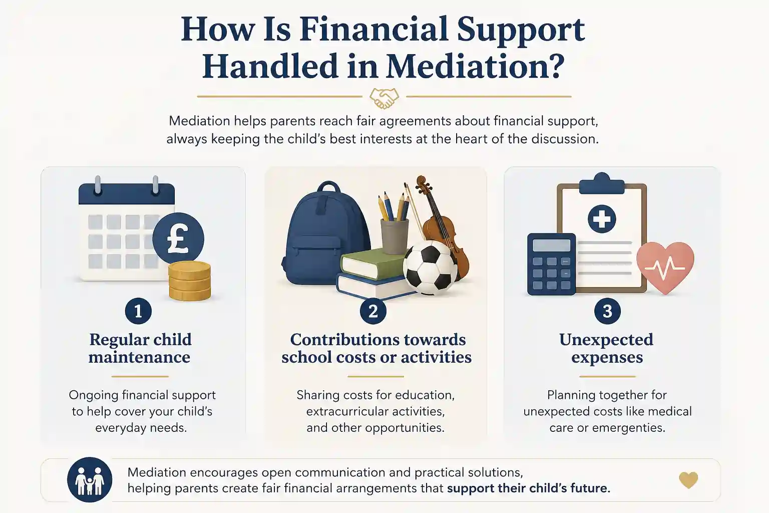 How Is Financial Support Handled in Mediation Newport